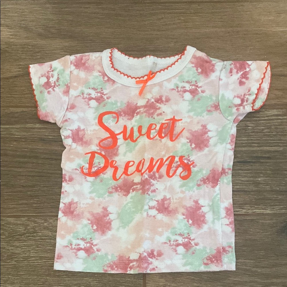 🧡 girl’s short sleeve pajama top